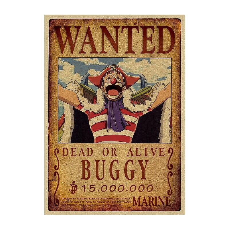 Poster Wanted Buggy One Piece