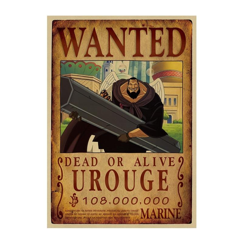 Poster Wanted Urouge One Piece