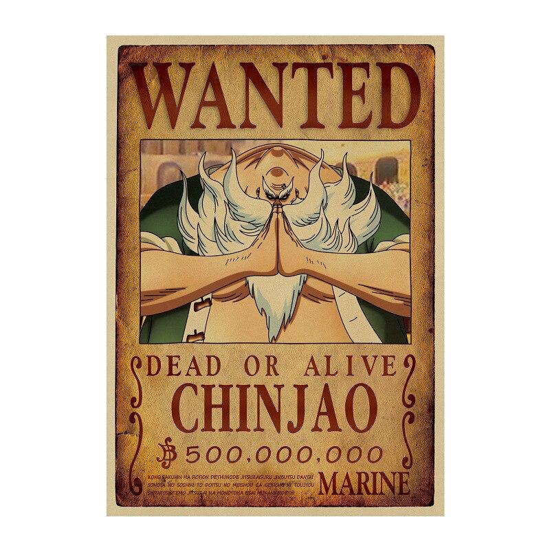 Poster Wanted Chinjao One Piece
