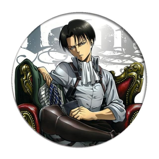 Pin's Attaque des Titans Levi Ackerman