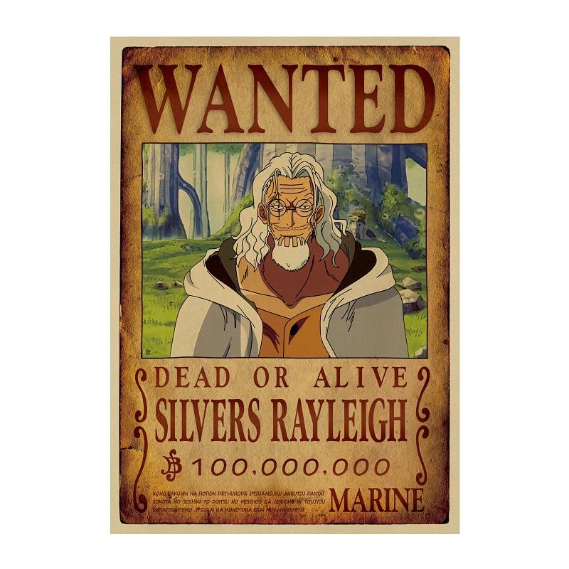 Poster Wanted Rayleigh One Piece