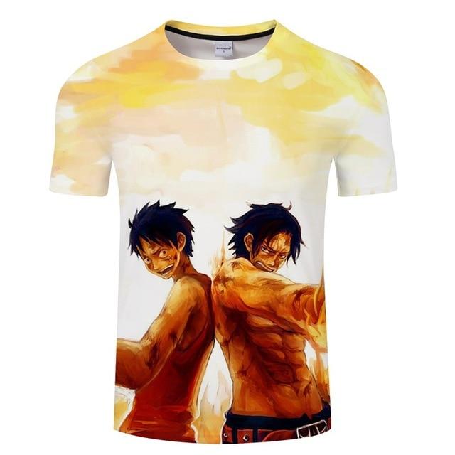 T-Shirt Luffy et Ace